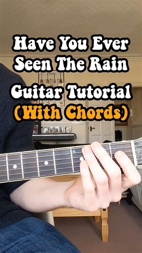 Have You Ever Seen The Rain Guitar Tutorial (With Chords) #guitar #guitartutorial #guitarlesson