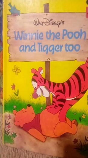 the Walt Disney Winnie the Pooh and Tigger too storybook