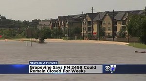 20K views · 115 reactions | An update on a major North Texas road inaccessible due to flooding and what Governor Abbott's doing with money he got from a white supremacist in News in a Minute. | CBS News Texas | Facebook