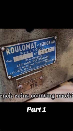 French Coin Counting Machine Restoration Journey