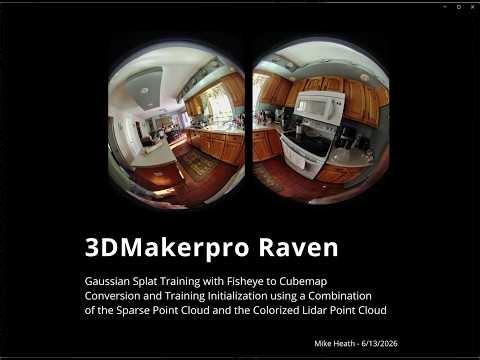 Initializing Gaussian Splat Training with Merged Lidar Data