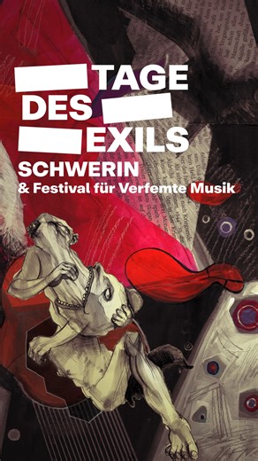 Was bedeutet es, im Exil zu leben? Welche Erfahrungen machen Menschen, die verfolgt und aus ihrer Heimat vertrieben wurden? 📅 Vom 8. bis 14. November laden die Tage des Exils Schwerin und das Festival für Verfemte Musik zum Zuhören, Erinnern und Mitreden ein – an zentralen Orten der 📍Schweriner Innenstadt. Ob Konzerte, Lesungen, Diskussionen oder Exil-Poesieautomaten – das vielfältige Programm eröffnet neue Perspektiven auf Flucht, Exil und Zugehörigkeit. 🎶Save the Date: Am 8. November starte