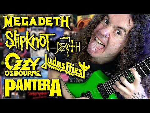 The Most Iconic METAL Solos Of All Time (w/ Tabs!)