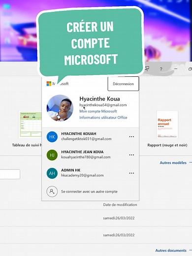 COMMENT CRÉER UN COMPTE MICROSOFT #pc #informatique #ordinateur