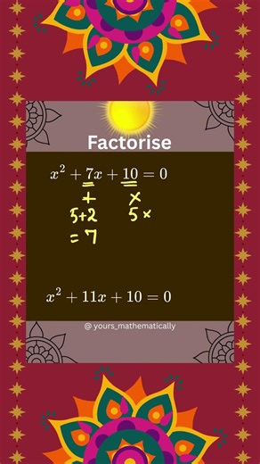 Factorisation of a polynomial - Math Trick #maths
