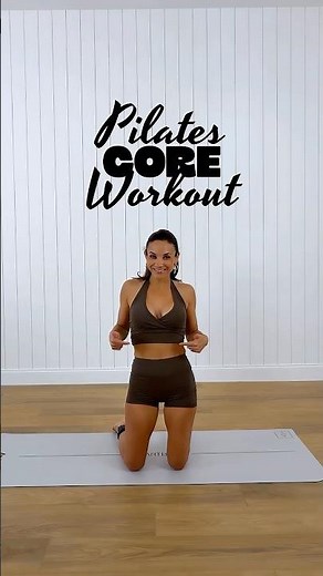 The Minimal Equipment Mat Pilates Core Routine (Add Weights) ✨