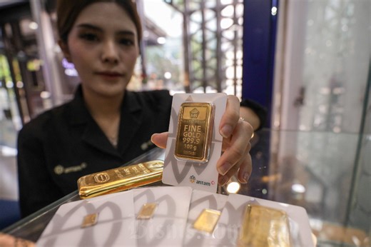 Harga Emas Antam Hari Ini (21/11) Anjlok Rp16.000, Termurah Rp1,22 Juta