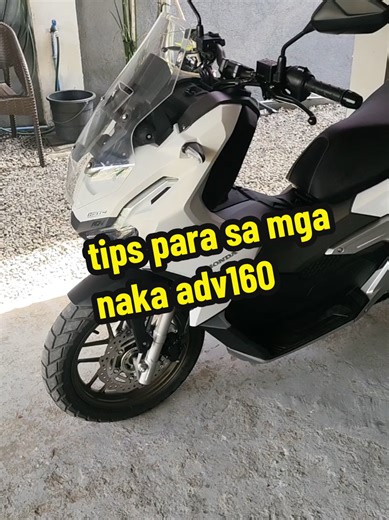 Tips para sa mga naka Adv160 na Biglang Ayaw Magstart