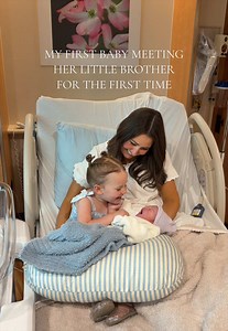 This will forever be a core memory for our family of four🥹For 9 months I was so nervous for this moment, but nothing could’ve prepared me for how sweet of a big sister she is🤍 She loves her little brother so much😭 #siblings #bigsister #newbornbaby siblings meeting, baby brother, 4 year age gap siblings, 2nd child, new baby, pregnancy, baby, sibling love, newborn #creatorsearchinsights #siblingsmeeting
