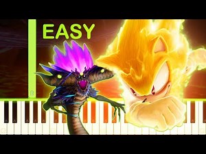 Super Sonic vs. Perfect Dark Gaia | SONIC UNLEASHED - EASY Piano Tutorial