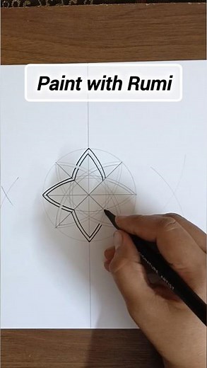 Geometric Drawing with Circles & Islamic Patterns | Satisfying Art Shorts
