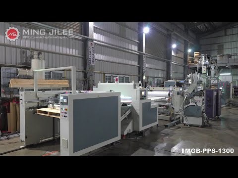 Plastic PP Sheet Extruder with Auto Stacking Device, MGB-PPS-1300