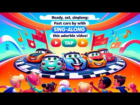 Fast Cars | FunCarSongs Nursery Rhymes & Kids Songs
