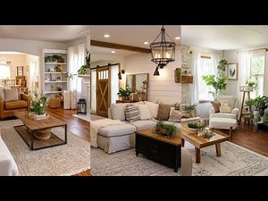 Vintage Farmhouse Living Room Makeover on a Budget | Rustic Style + Modern Functionality Tips