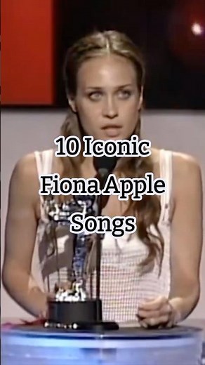 10 Iconic Fiona Apple Songs 🍏 #90s #singersongwriter #fionaapple #paperbag #criminal #nostalgia