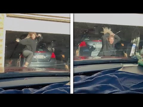 PAINFUL FAILS! Woman Hits Head On Garage Door
