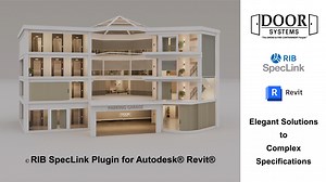 Door Systems Specifications in RIB SpecLink   Revit