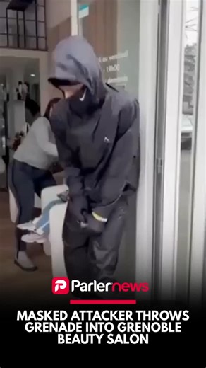 Parler on Instagram: "BREAKING: 6 Injured, Including a Toddler, After Masked Attacker Throws GRENADE into Grenoble Beauty Salon as Accomplices Film! Two suspects hurled a grenade into a salon in broad daylight; victims include a 5-year-old child with minor injuries from the blast wave. Perpetrators fled after filming the chaos. All while Macron blocks @MLP_officiel & real leaders from fixing this nightmare! Enough is enough — France demands action! #GrenobleAttack #FranceUnderSiege #MarineLePen"