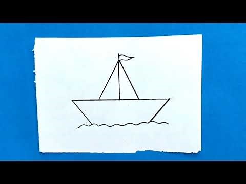 How to Draw a Boat | Easy Boat Drawing Easy Step by Step