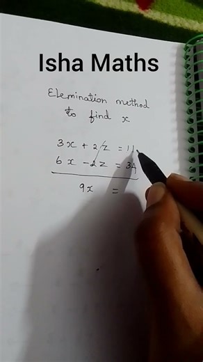 Problem solving using Elemination method # Elemination method # maths # problem solving #mathproblem