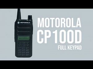 Introducing the Motorola CP100D Digital Radio With Display & Full Keypad | Shop Two Way Direct