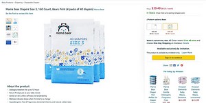 Amazon Private-Label Diapers Return, But You Need an Invitation to Buy Them