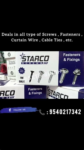 All Type of Screws,Fasteners,Cable Ties,Curtain Wire ⭐ #shorts