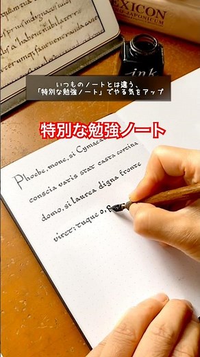 [Latin at 50] My "Special Study Notebook": Everything you need to know #Handwriting #shorts