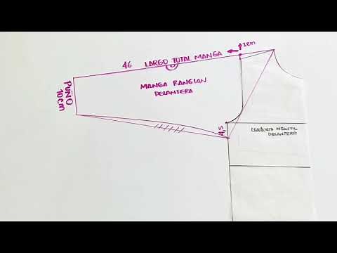 Tutorial patronaje manga ranglan básica