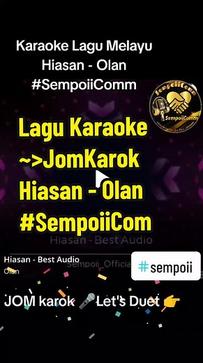 Karaoke Lagu Melayu Hiasan oleh Olan
