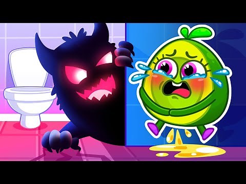 Monster in The Toilet Song 👻😯 I'm So Scared 😭 II VocaVoca🥑 Funny Kids Songs & Nursery Rhymes