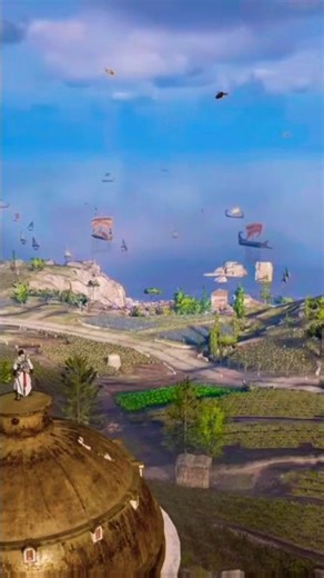 AC Origins. Вилла Леандра. Захватывающий вид. #origins #shortsvideo #assassinscreed #leapoffate #day