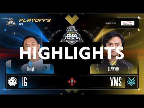 IG vs VMS HIGHLIGHTS MPL MY S17 Lower Bracket Final | Team Vamos vs Invictus Gaming