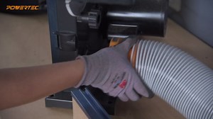 POWERTEC 70306 4 Inch Dust Collection Fittings Network with Dust Hose Splice, Blast Gates, Pipes, 90-Degree Elbow Connector, Y-fittings, Mounting Brackets