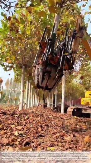 From the Ground Up: How Machines Transplant Mature Trees ￼ Interesting Tasty Farm #shortvideo