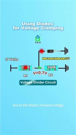 Using Diodes for Voltage Clamping #jeccapacitor #electroniccomponents #electronics #electrical