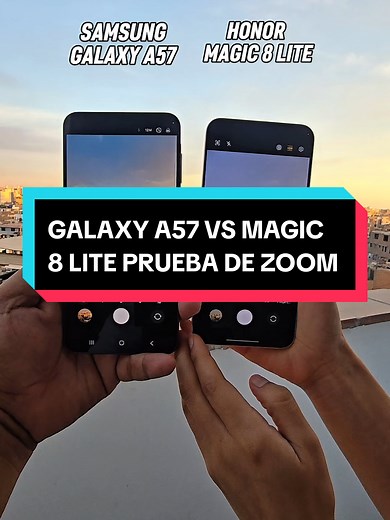 Samsung A57 vs Honor Magic 8 Lite Zoom Test