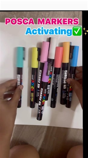 Activating POSCA Markers #graffiti #art #diy