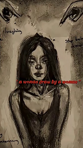 a woman draw by men vs a women draw by women