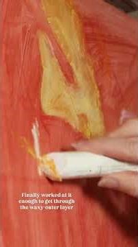 Finally trying out Oil Paint Sticks! ​⁠​⁠‪@phoenixartmaterials‬