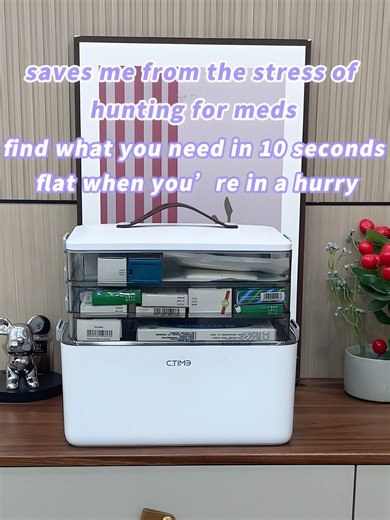 OMG! This first-aid kit totally saves me from the stress of hunting for meds! 🔥 Layered compartments label slots—cold meds, gut meds, first-aid supplies, all super easy to spot! Find what you need in 10 seconds flat when you’re in a hurry, and the whole family swears by how useful it is. Blind buy it—you won’t regret it!#medicinebox #medicinestorage #medicineorganizer #medicinerestock #medicinecabinet #dailymedicinebox #portablemedicinebox #medicineboxstorage #medicineboxasmr #medicineboxnordic