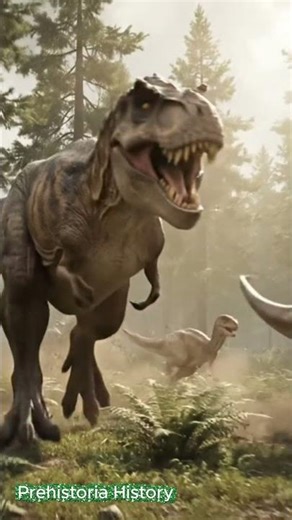 How does a T-rex move? #shortvideo #shorts #viral #trex #prehistoria #stoneage