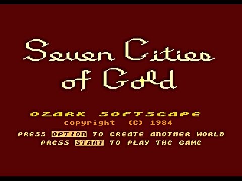 Seven Cities of Gold Atari 800