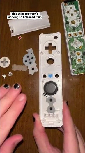 Cleaning a Nintendo Wii remote