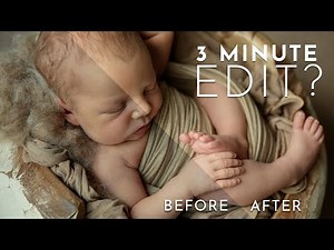 Newborn Editing in Photoshop - In under 3 Minutes?
