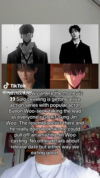 Live action Solo Leveling series in the work #animefypシ #sungjinwoo #sololeveling #sololevelingedit #sololevelingmanhwa #sololevelinganime #jinwoo #sungjinwooedit #sololevelingseason2 #netflixanime