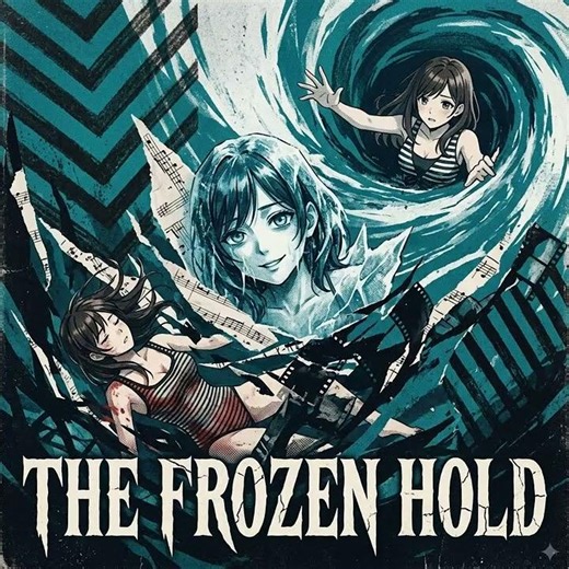 The Frozen HoldH217セシール♪エメラルドグリーンストライプレトロ水着♪♪サイズ７S