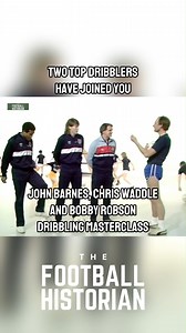 Bobby Robson, John Barnes and Chris Waddle's dribbling class ⚽ #bobbyrobson #johnbarnes #chriswaddle #england #bluepeter #football #footballedit #footballtogether #footballquotes #soccer #footy #footyedit #footballhistory #footballhistorian | The Football Historian