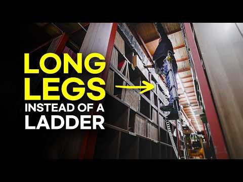 A Portable Pneumatic Lift You Can Stand on! Can It Replace a Ladder? │ DIY