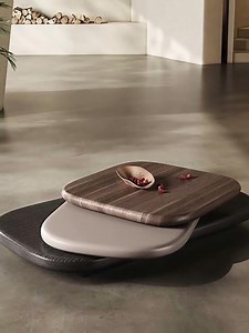 Italian rotating coffee table; Italian designer creative floating coffee table; popular and advanced